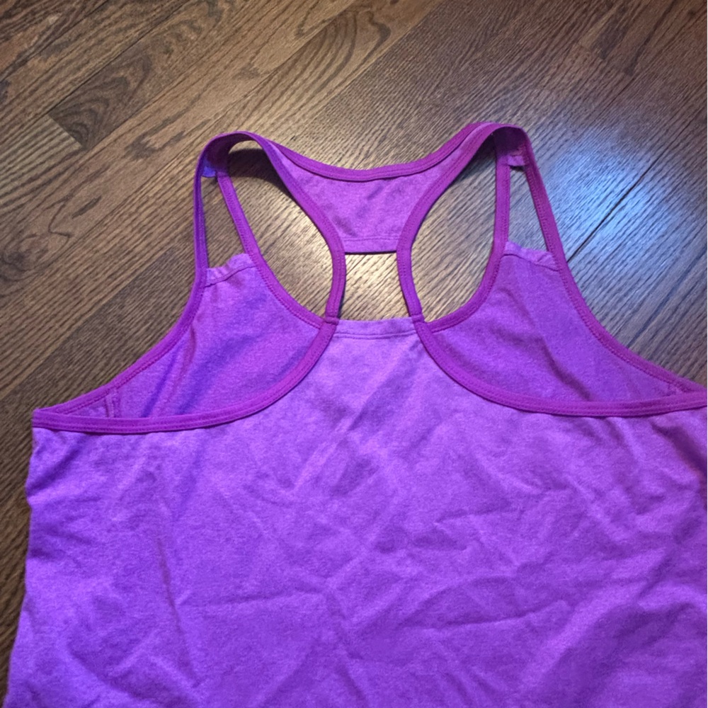 Purple Racerback Tank Top - Picture 3 of 4